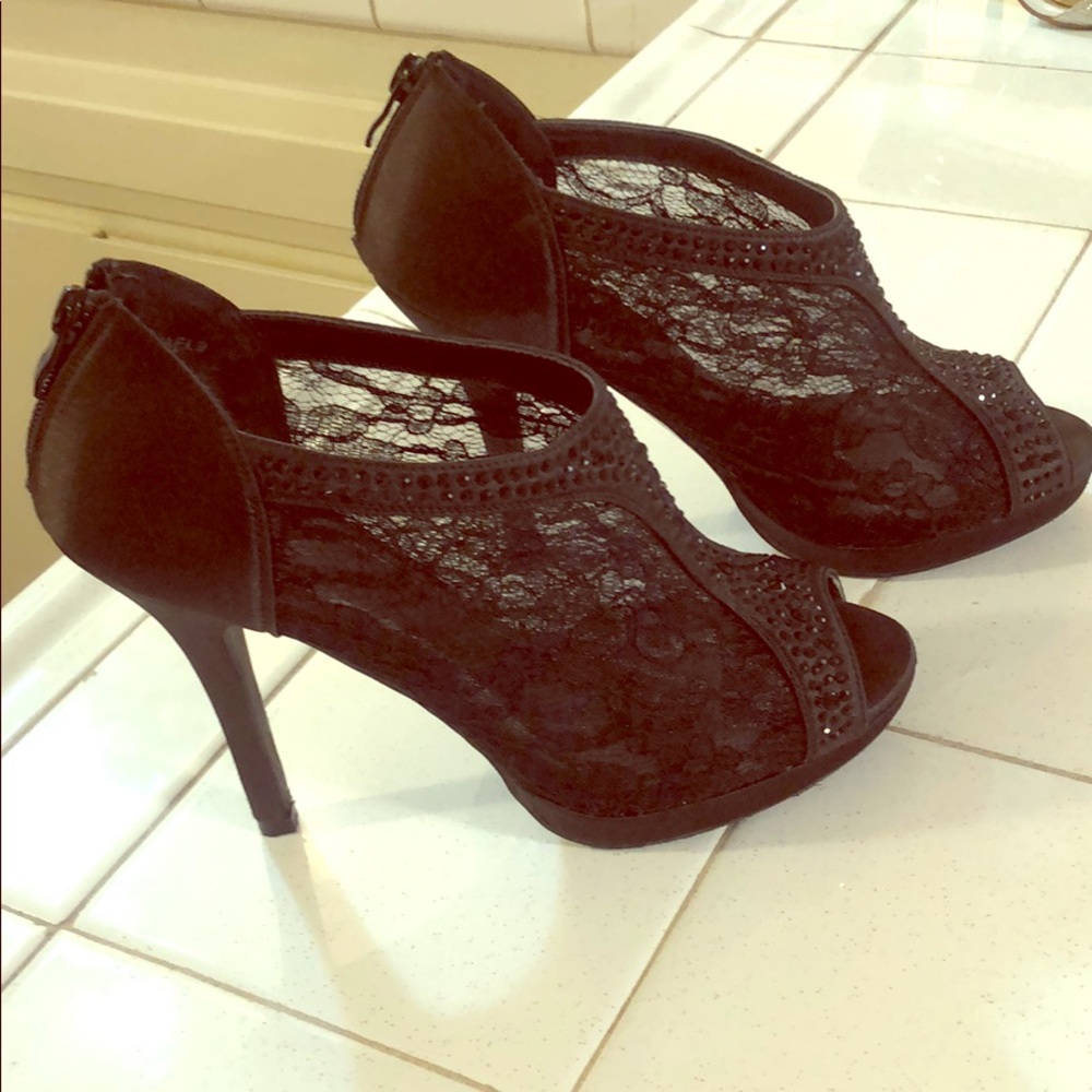 Black 4 inch Heels